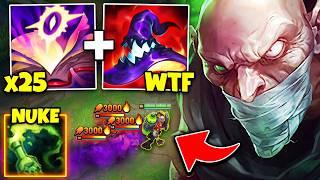 WHEN SINGED HITS 25 MEJAIS STACKS, HIS POISON MELTS YOU LIKE BUTTER! (850+ AP)