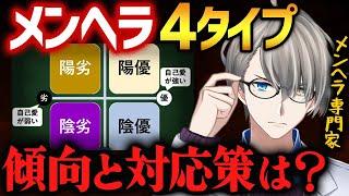 【メンヘラ学】４つのタイプに分類すると見えてくるメンヘラ攻略法【かなえ先生切り抜き】最強メンヘラ大乱闘　Vtuber　神楽めあvs北小路ヒスイvs星川サラ　にじさんじ