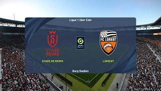 PES 2021 | Stade de Reims vs Lorient - France Ligue 1 | 17/10/2020 | 1080p 60FPS