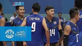 Volleyball Men's Team Semi-Final - THA vs INA | 28th SEA Games Singapore 2015