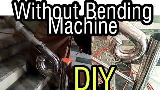 How to make circular bend without bending machine