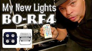 My NEW lights! BOTH BO-RF4 Uplights REVIEW