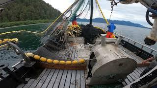 Alaska Commercial Fishing 2023 in 4K - Seining Set