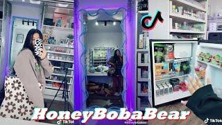 New HoneyBobaBear TikTok 2022 | Honey Boba Bear TikTok Cleaning 2021 - 2022