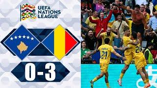 Kosovo vs Romania 0-3 Highlights Goals - Nations League 2024