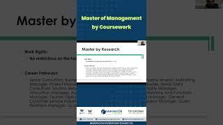 Masters of Management by Coursework || Immigration Advisers New Zealand Ltd