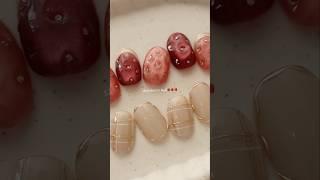 いちごみたいなネイル作ってみた セルフネイル #ジェルネイル