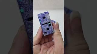 Sparkly #resin dominoes #mixedmediagirl