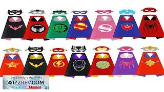 Christmas cosplay Superhero Capes for Boy girl Gifts Boys Cartoon Dress Review