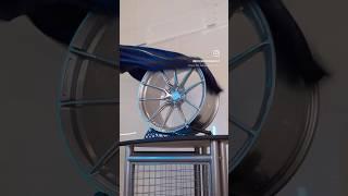 New finish for the MW4 wheel , High gloss silver #motech #forgedwheel #me4