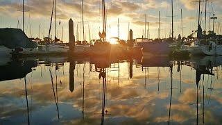 "Serene Marina Sunrise" San Diego Nature Relaxation™ Video 1080p
