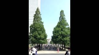 横浜市美術館前