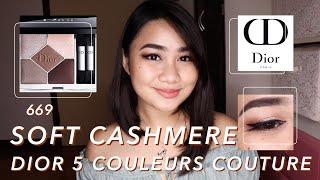 NEW DIOR 5 COULEURS COUTURE EYESHADOW 2020 COLLECTION 669 SOFT CASHMERE | 3 LOOKS 