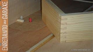 Guía para cortar uniones tipo dedo o lazos para cajas. Finger joint jig, box joint  jig