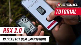 EN | ROX 2.0 | Pairing to a smartphone | Tutorial | SIGMA SPORT