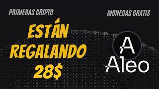  Consigue 28$ GRATIS de la criptomoneda ALEO en Coinbase | Están Regalando dinero | Aprende y Gana