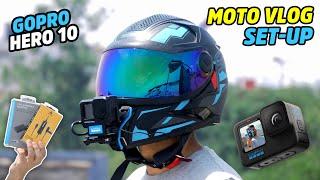 Making The Best Moto Vlogging Setup With GO PRO HERO 10 | How to Start Motovlog 2023