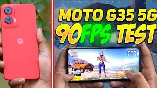 MOTO G35 5G BGMI 90 FPS TEST  | MOTO G35 5G PUBG 90 FPS TEST | MOTO G35 GAMING REVIEW