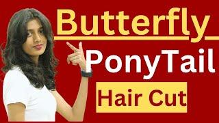 Butterfly Ponytail Haircut Amazing Haircut, Very Easy Haircut by Sam and Jas Hair Academy Mumbai