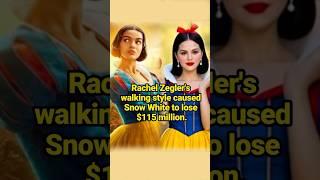 Rachel Zegler's walking style caused Snow White to lose $115 million. #celebrity #RachelZegler
