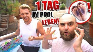 1 TAG im POOL leben! (nicht nachmachen)