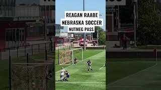 Reagan Raabe Nutmeg Pass Nebraska Husker Soccer #soccer #nebraska #nutmeg #sports #reaganraabe #gbr