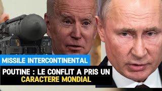 URGENT -MISSILE INTERCONTINENTAL SUIVEZ L'ALLOCUTION DE VLADIMIR POUTINE