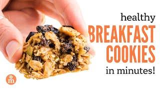 Healthy Breakfast Cookies in Minutes!