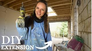 Building an Extension Ourselves / DIY Single Storey Extension UK