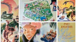 Theme Park Map Monday PortAventura 1994 Episode 6 Theme Park Maps from across the Years & World