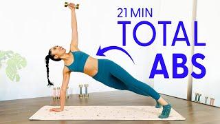 21 Minute Ab Tone Workout - shape your waist and sculpt your core