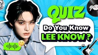 Stray Kids Quiz | How Well Do You Know Lee Know? 