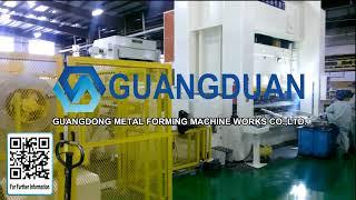 GD2 double-point multi-station press with automated production line for exhaust fan manufacturers