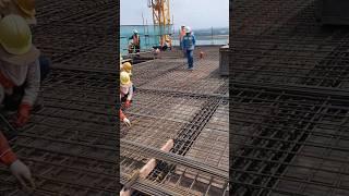 Beam and Slab rebar structure #construction #shorts