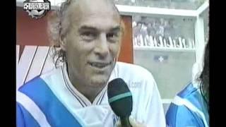 Osvaldo Piazza en Francia amistoso 1990 FUTBOL RETRO