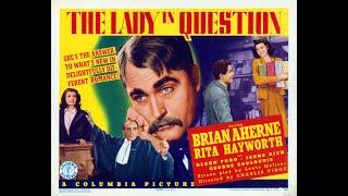 The Lady In Question (1940) Romance Drama Film Starring Rita Hayworth and Brian Aherne