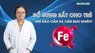 Bổ sung sắt cho trẻ, khi nào cần và cần bao nhiêu? | BS Trương Hữu Khanh