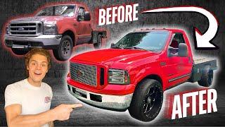 *TRANSFORMING* MY TRASHY WORK TRUCK (THE STROKE!)