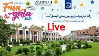 Live 4th Annual Orphan Fun Gala Riphah International University Faisalabad