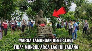 warga lamongan geger.! tiba² muncul arca lagi di ladang miliknya