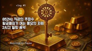 직관의 주파수 852Hz   황금열쇠가 여는 풍요의 차원 | 2시간 힐링 음악