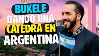 Bukele Responde preguntas Dificiles a los Argentinos dandoles CATEDRA