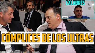 TEBAS, EN ESTO TIENES CONVERTIDA TU LIGA, DONDE LOS ULTRAS CAMPAN A SUS ANCHAS CON TU SOCIO GIL