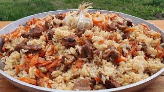 ASMR | Delicious Uzbek Pilaf Recipe | Rice Pilaf Recipe
