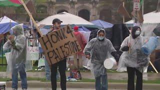 Northwestern, University of Chicago students continue campus protest over Gaza war