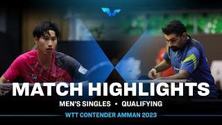 Kwan Man Ho vs Noshad Alamiyan | MS Qual | WTT Contender Amman 2023