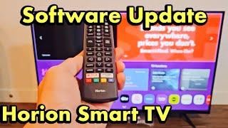 Horion Smart TV: How to Preform a Software Update