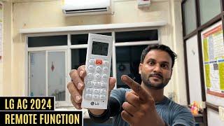 Lg ac remote function 2024