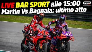 LIVE Bar Sport alle 15:00 - Barcellona, Martin Vs Bagnaia: ultimo atto