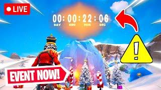 FORTNITE WINTERFEST EVENT COUNTDOWN LIVE 24/7 & Ice Block Event Right Now!